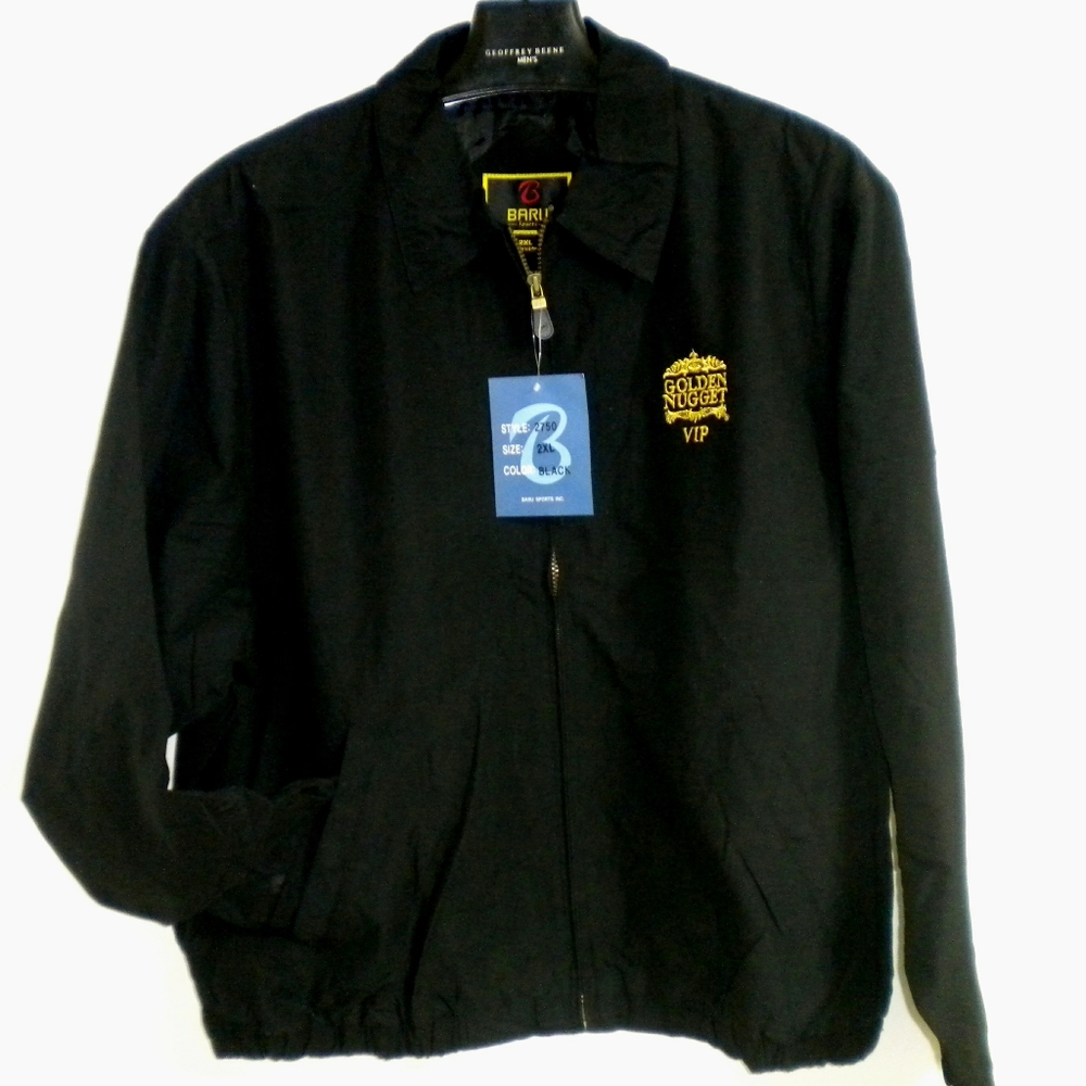 New! Las Vegas Golden Nugget golf jacket 2xl poker